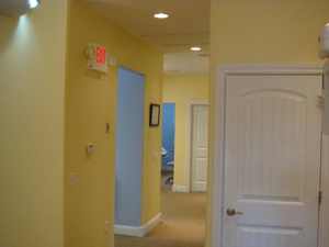 The hallway at Northwood Dental.