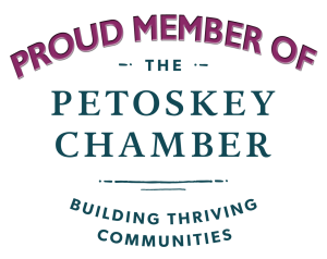 Logo for the Petoskey Chamber of Commerce